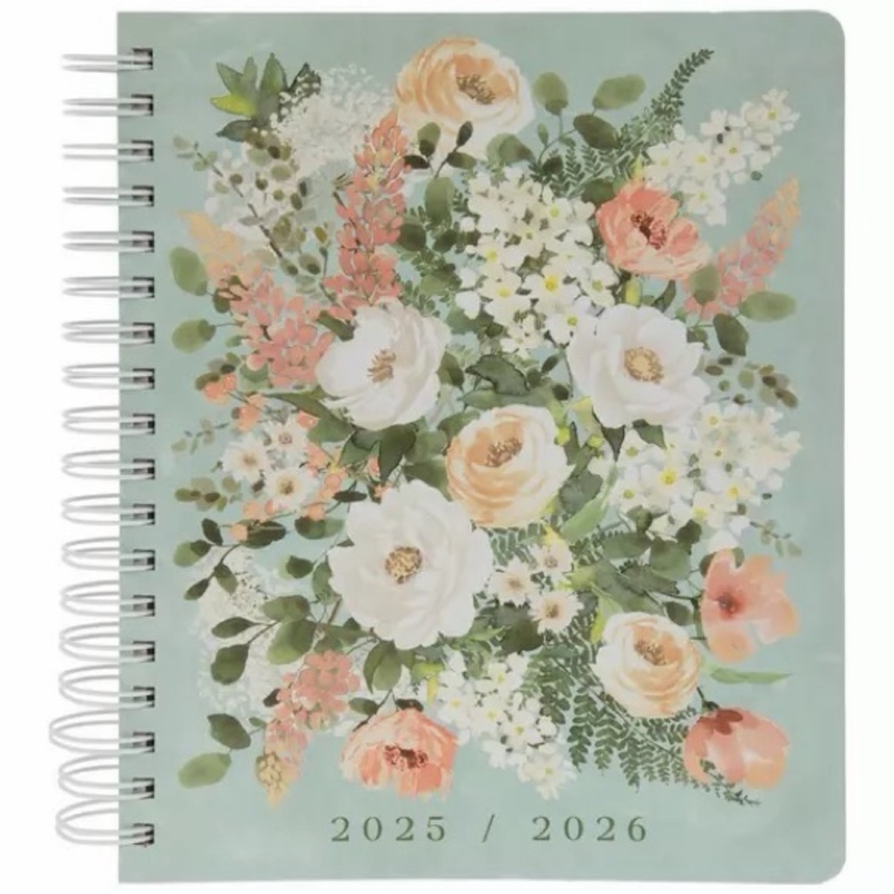 💐THE PAPER STUDIO~Floral Blue Home Office Planner